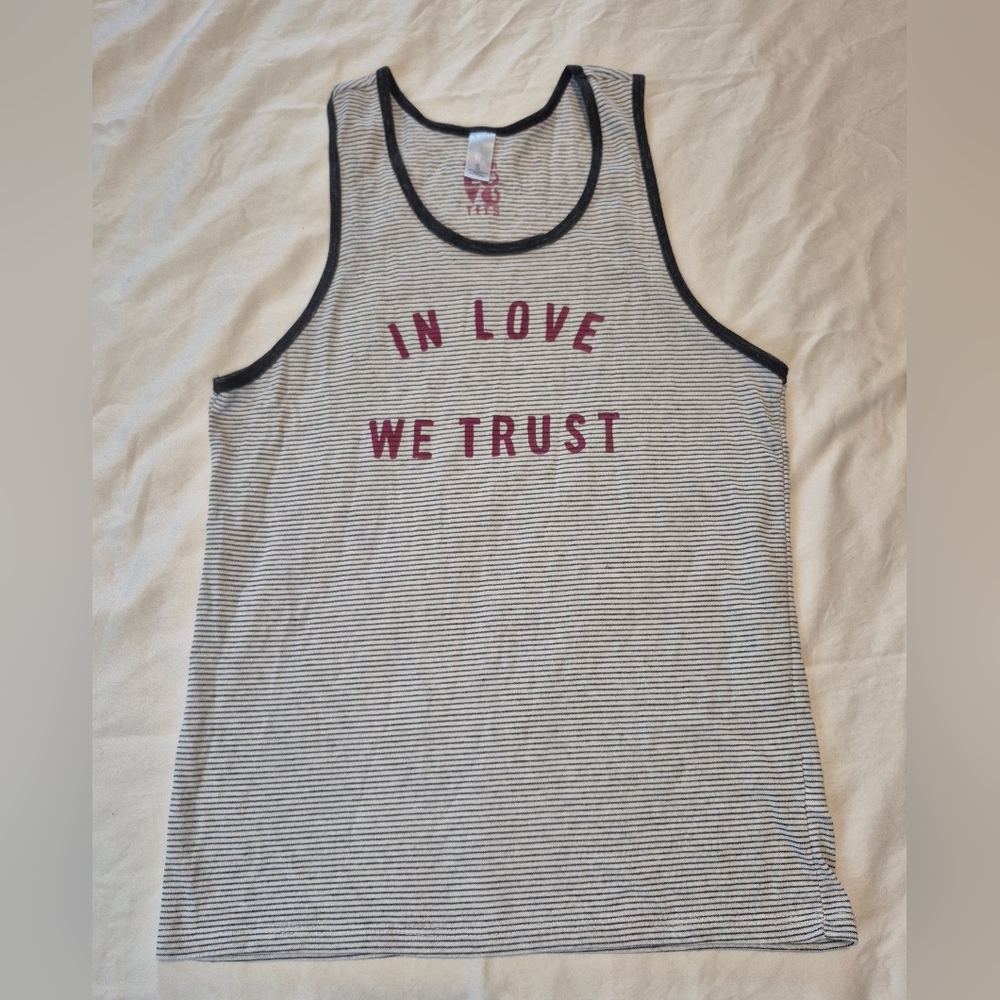 Super Love Tees In Love We Trust Tank